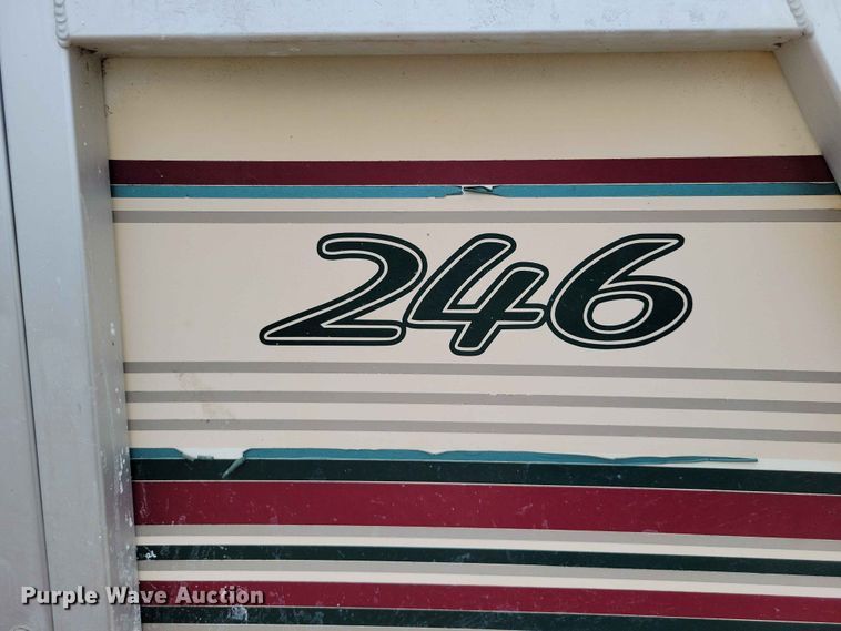 image for item EE1093 1999 JC MFG inc. Neptoon Dolphin 246 pontoon boat