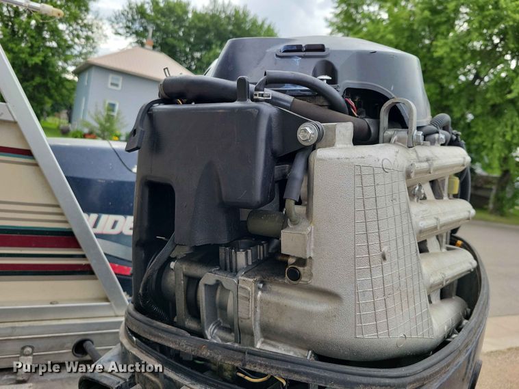 image for item EE1093 1999 JC MFG inc. Neptoon Dolphin 246 pontoon boat