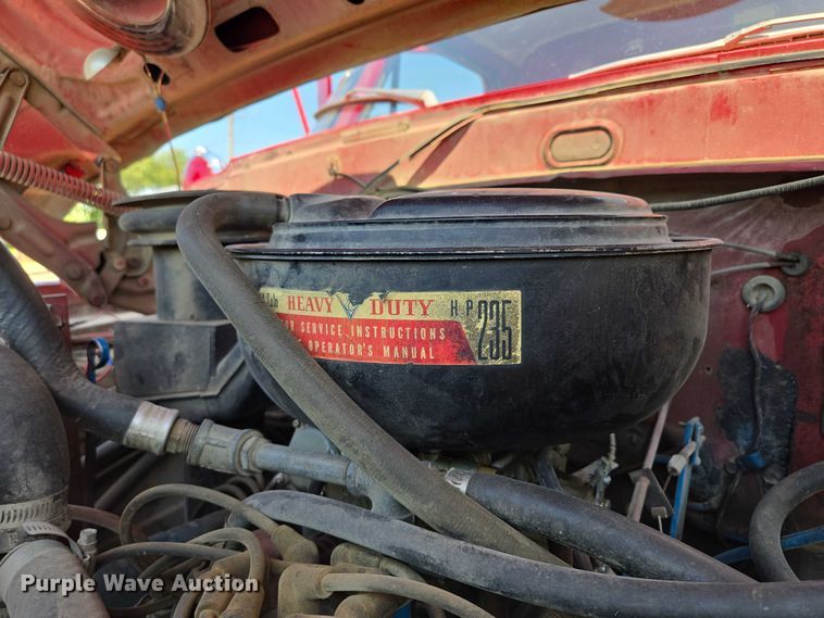image for item EF1854 1972 Ford 750 pumper fire truck