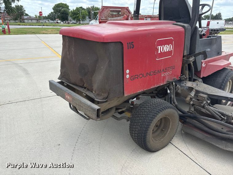 image for item EI5911 Toro Groundmaster 4000D lawn mower