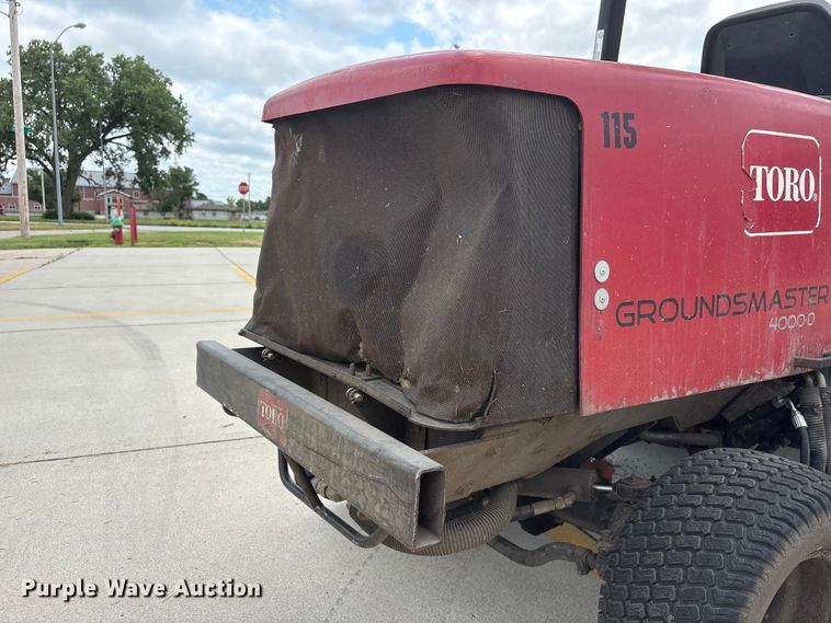 image for item EI5911 Toro Groundmaster 4000D lawn mower