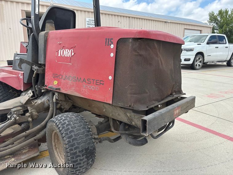 image for item EI5911 Toro Groundmaster 4000D lawn mower