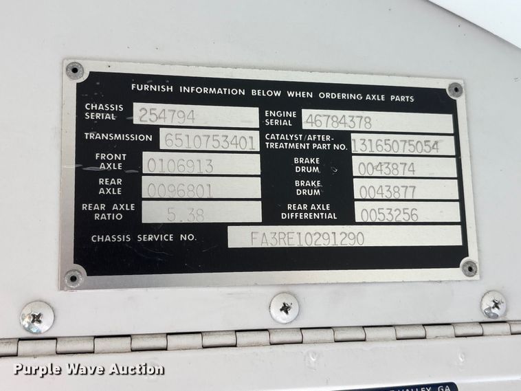 image for item EI5914 2008 Bluebird All American school bus