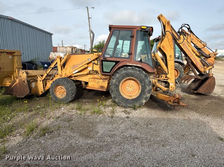 image for item EN0341 1994 Case 580 Super K backhoe