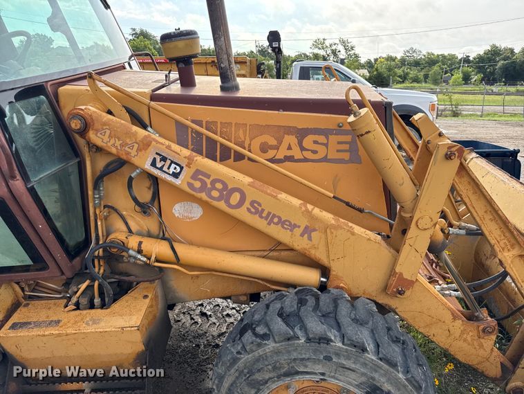image for item EN0341 1994 Case 580 Super K backhoe