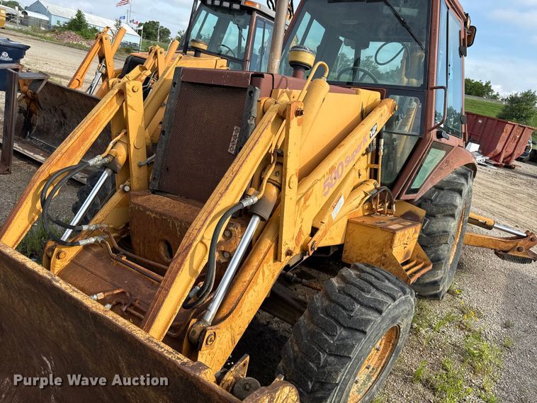 image for item EN0341 1994 Case 580 Super K backhoe