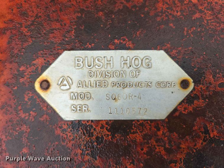 image for item ER1738 Bush Hog SQ60R-4 rotary mower