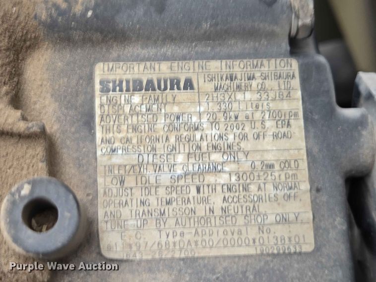 image for item ER1739 2002 New Holland MC28 broom