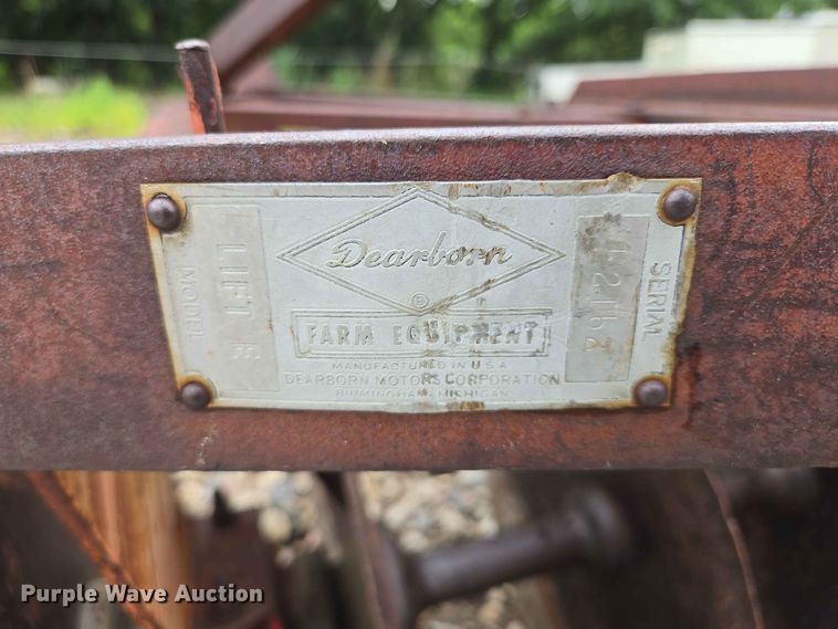 image for item ER1741 Dearborn Lift E tandem disk