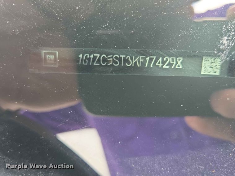 image for item ER1761 2019 Chevrolet Malibu 