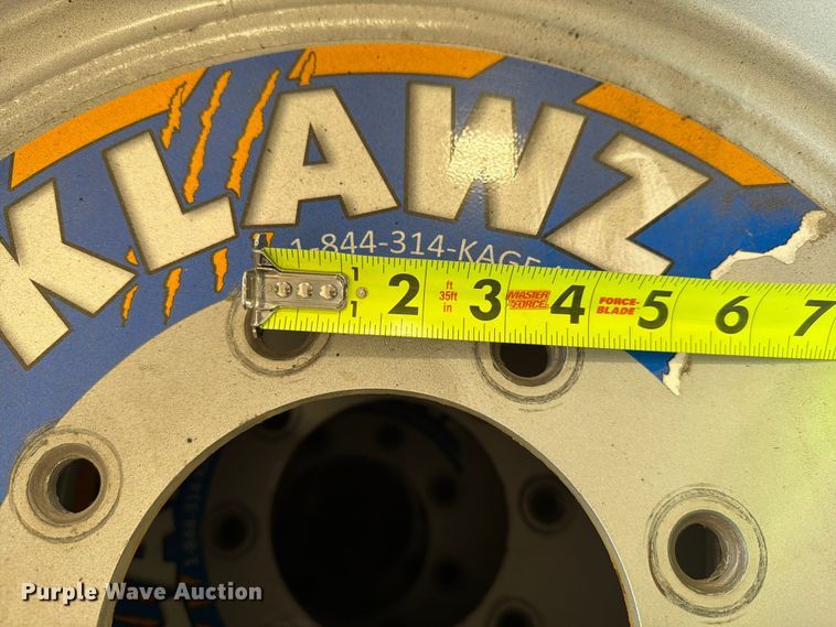 image for item ER1797 (4) Kage Klawz 225/70R19.5 tires and wheels