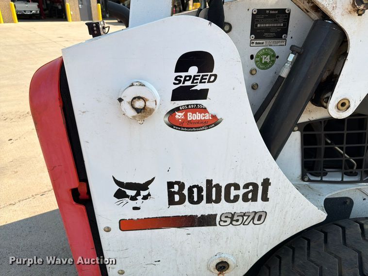 image for item ER1805 2014 Bobcat S570 skid steer loader