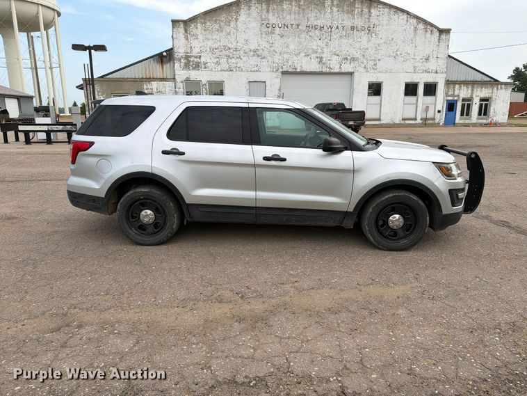 image for item ER1811 2018 Ford Explorer Police Interceptor SUV