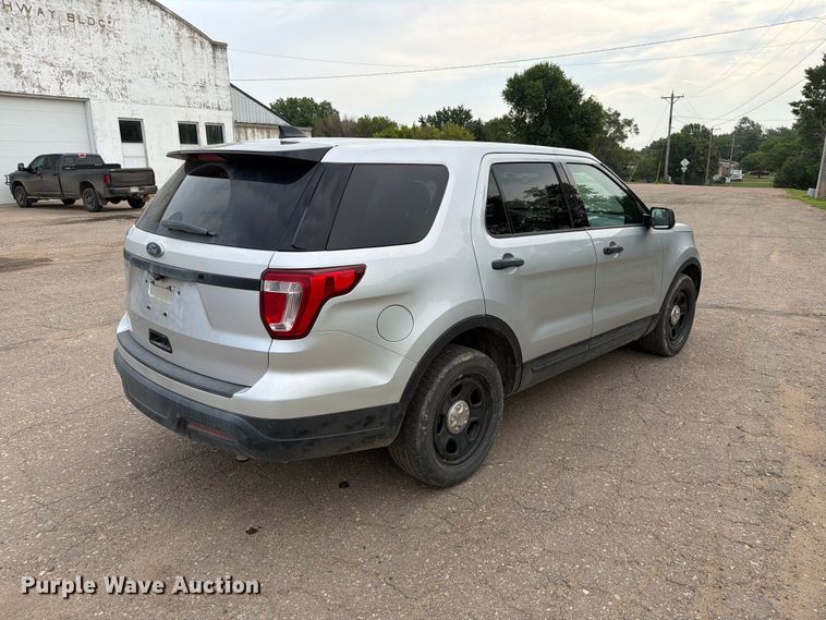 image for item ER1811 2018 Ford Explorer Police Interceptor SUV