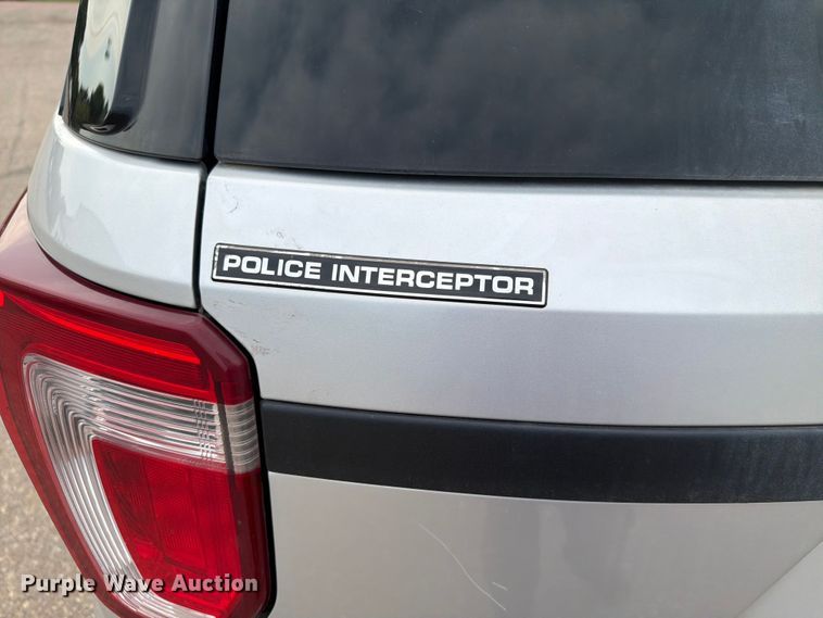 image for item ER1811 2018 Ford Explorer Police Interceptor SUV