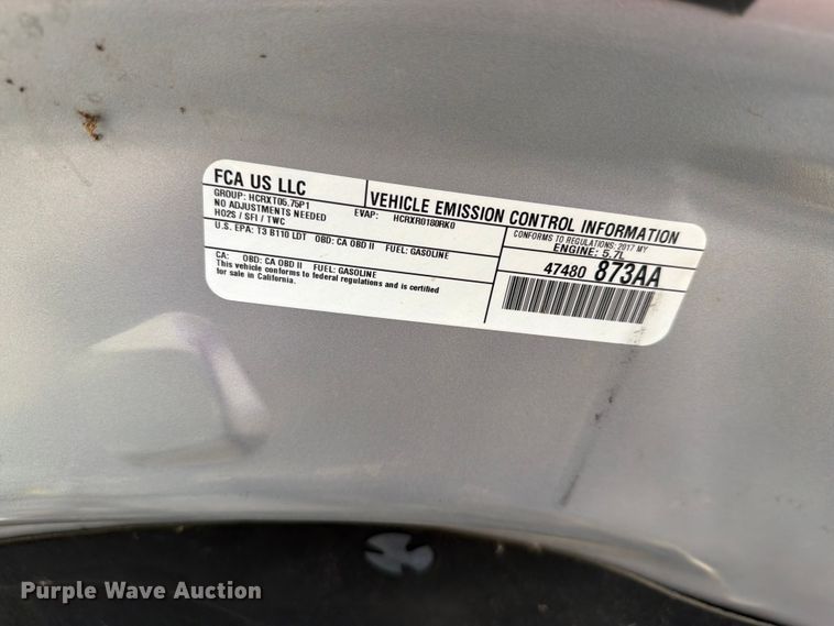 image for item ER1812 2017 Dodge Durango SSV SUV