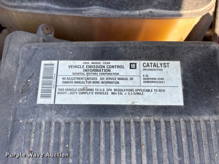 image for item ER3077 2008 Chevrolet Silverado 3500HD pickup truck