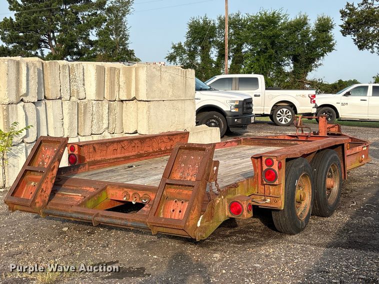 image for item ET0001 2002 Belshe T-16 equipment trailer