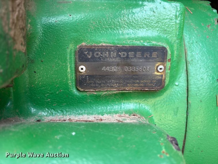 image for item ET0004 1975 John Deere 4430 tractor