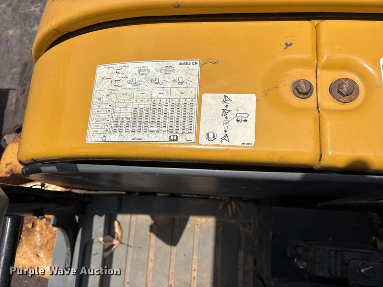 image for item ET0009 2015 Caterpillar 305E2 CR mini excavator