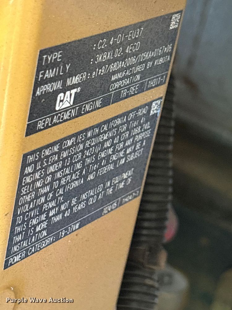 image for item ET0009 2015 Caterpillar 305E2 CR mini excavator
