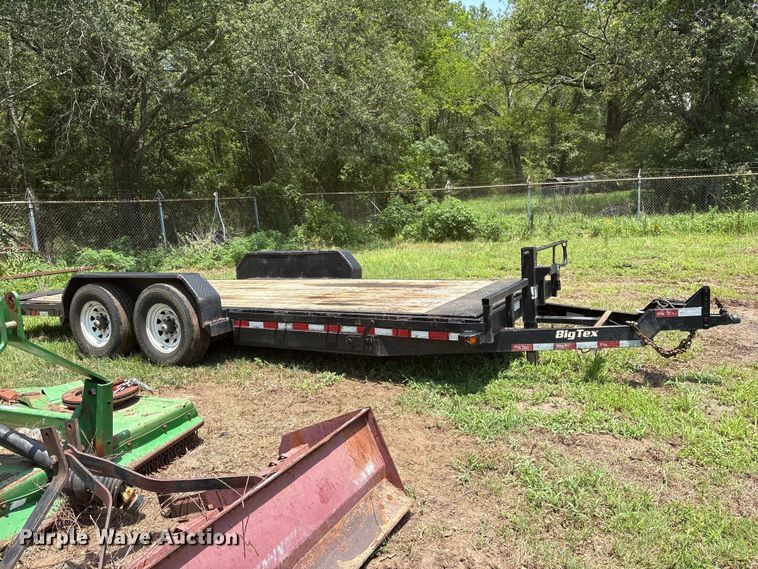 image for item ET0013 2015 Big Tex 14FT-20 Tilt tilt deck utility trailer