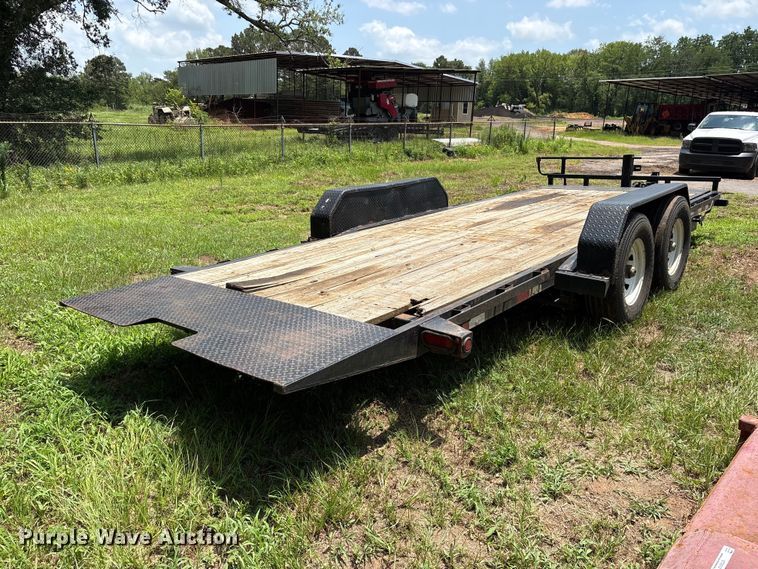 image for item ET0013 2015 Big Tex 14FT-20 Tilt tilt deck utility trailer