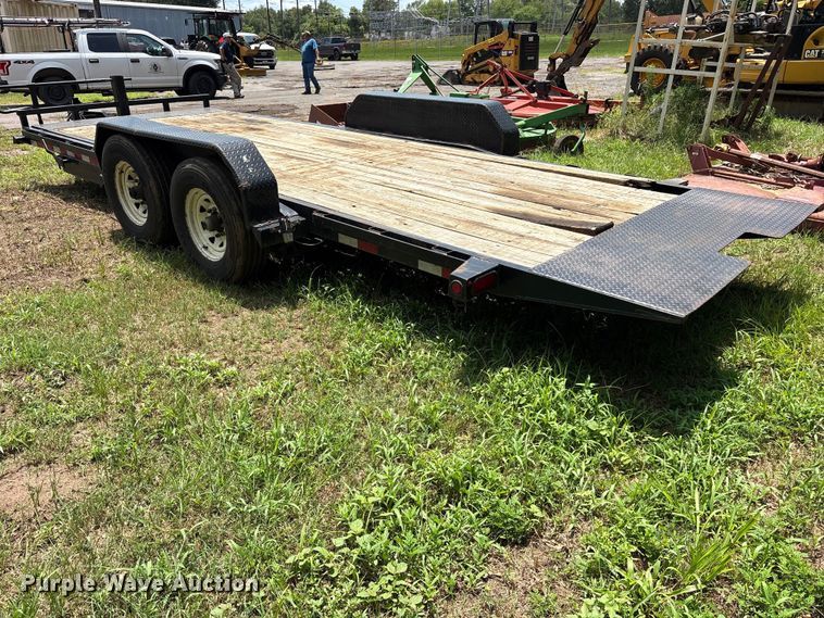 image for item ET0013 2015 Big Tex 14FT-20 Tilt tilt deck utility trailer