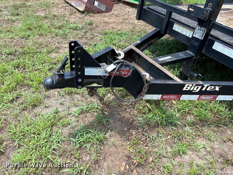 image for item ET0013 2015 Big Tex 14FT-20 Tilt tilt deck utility trailer