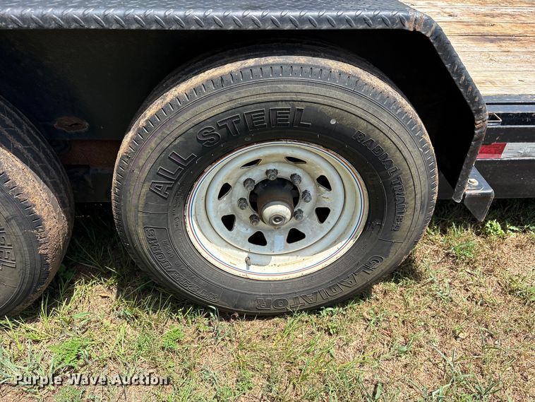 image for item ET0013 2015 Big Tex 14FT-20 Tilt tilt deck utility trailer