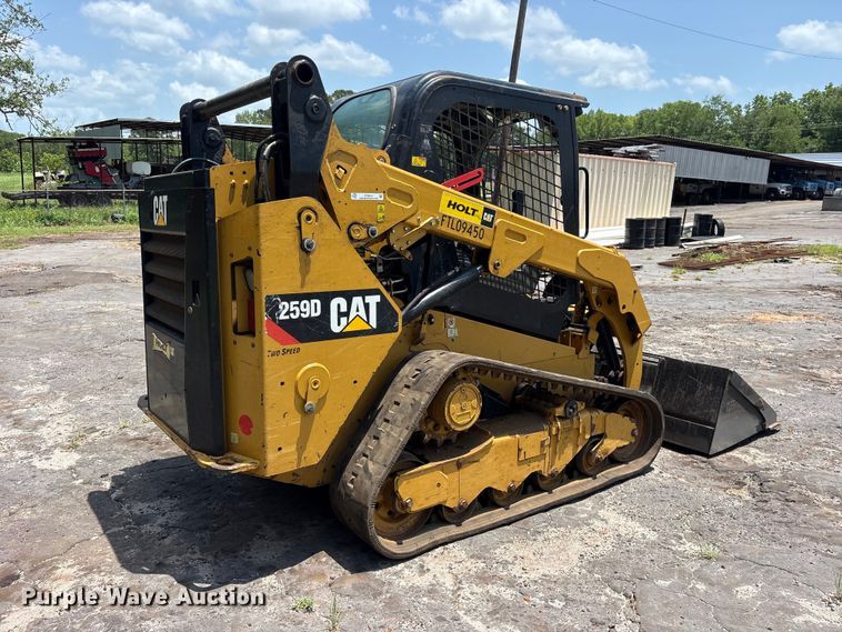 image for item ET0014 2016 Caterpillar 259D tracked skid steer loader