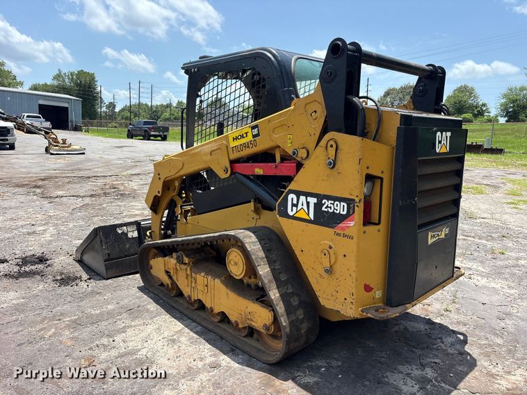 image for item ET0014 2016 Caterpillar 259D tracked skid steer loader