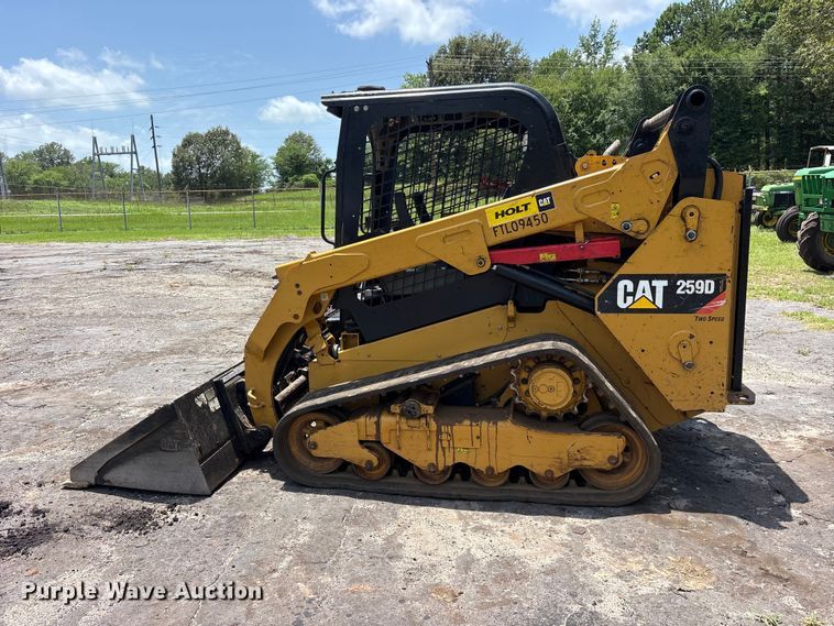 image for item ET0014 2016 Caterpillar 259D tracked skid steer loader