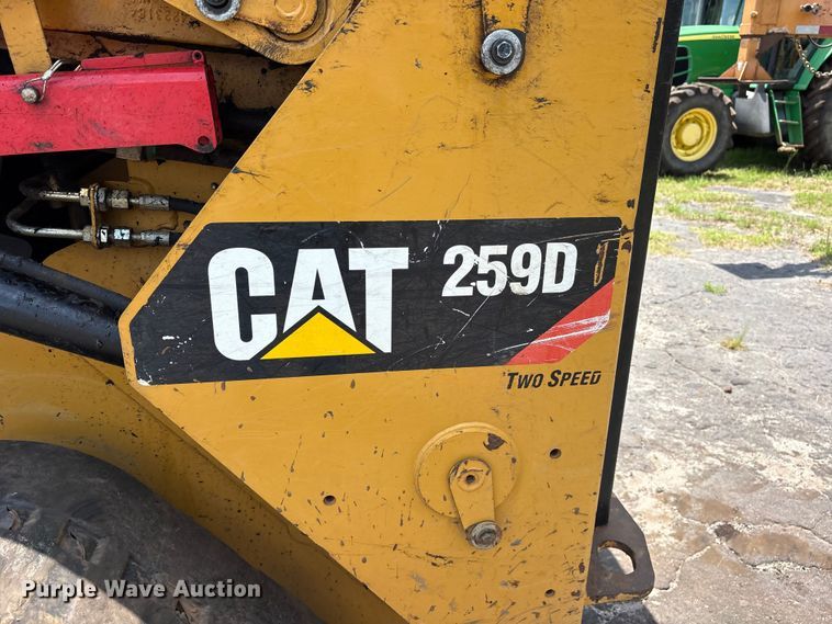 image for item ET0014 2016 Caterpillar 259D tracked skid steer loader