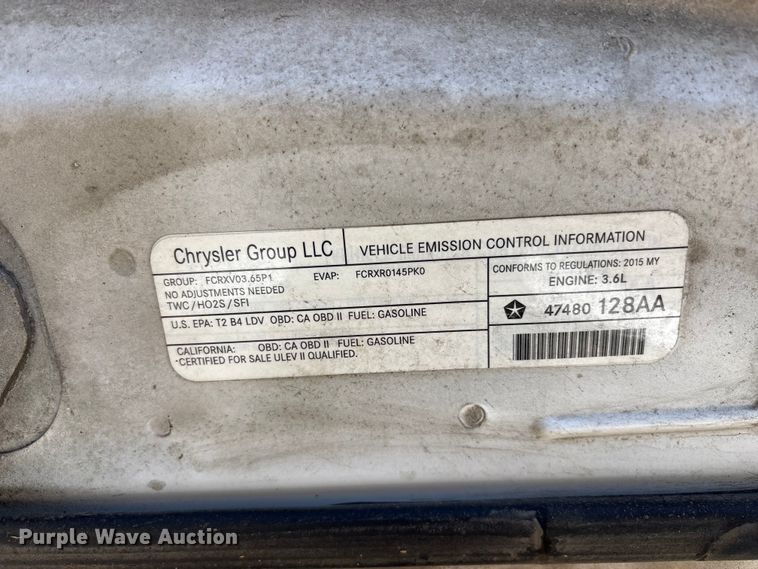 image for item ET0562 2015 Dodge Charger 