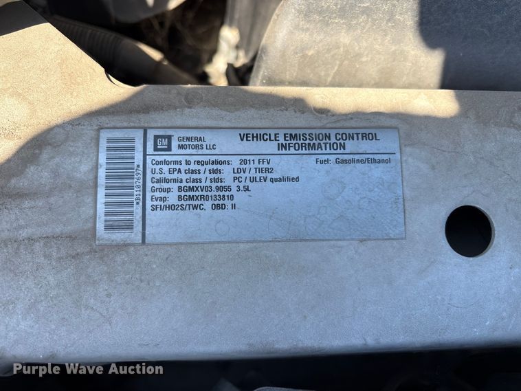 image for item ET0565 2011 Chevrolet Impala 