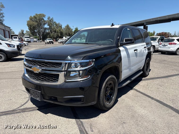 image for item ET0567 2018 Chevrolet Tahoe Police SUV