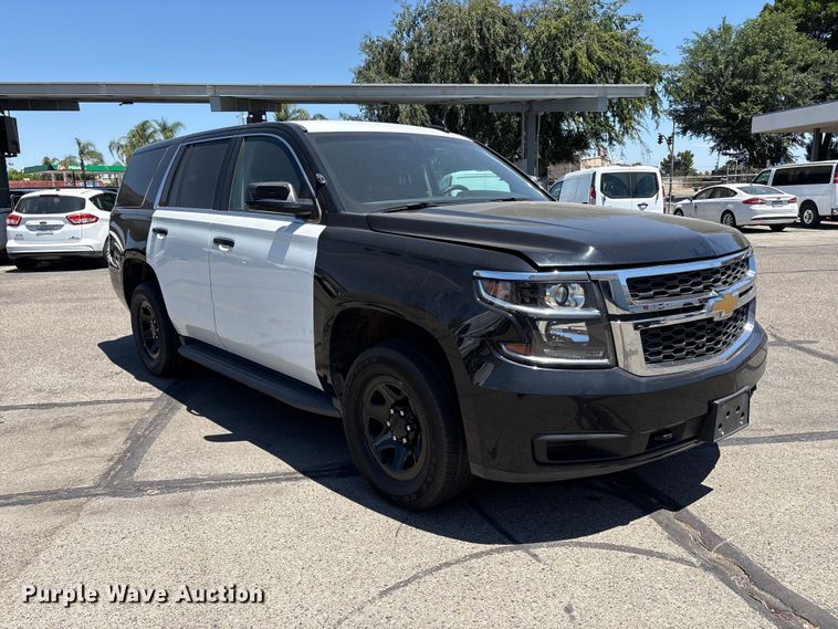image for item ET0567 2018 Chevrolet Tahoe Police SUV
