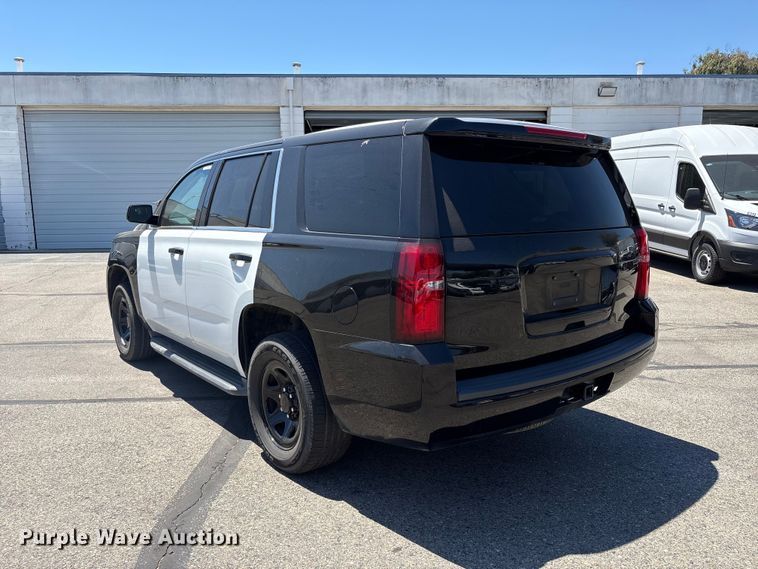image for item ET0567 2018 Chevrolet Tahoe Police SUV