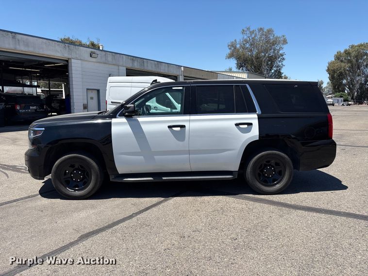 image for item ET0567 2018 Chevrolet Tahoe Police SUV