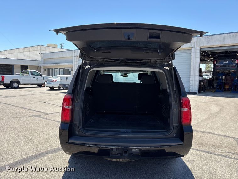 image for item ET0567 2018 Chevrolet Tahoe Police SUV