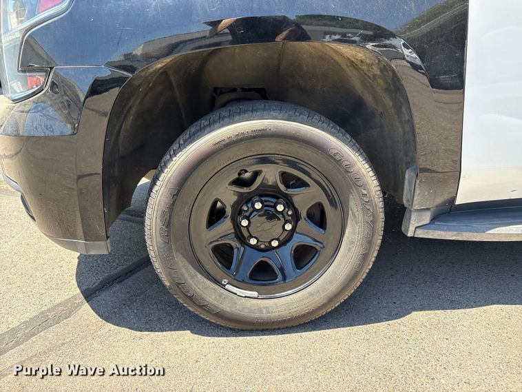 image for item ET0567 2018 Chevrolet Tahoe Police SUV