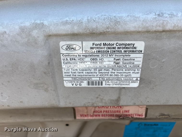image for item ET0575 2012 Ford E450 shuttle bus