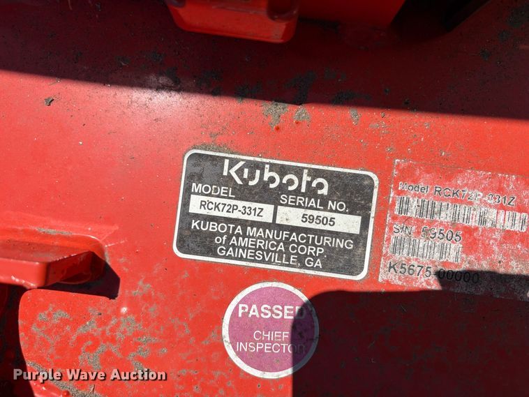 image for item ET0580 Kubota ZD326H ZTR lawn mower