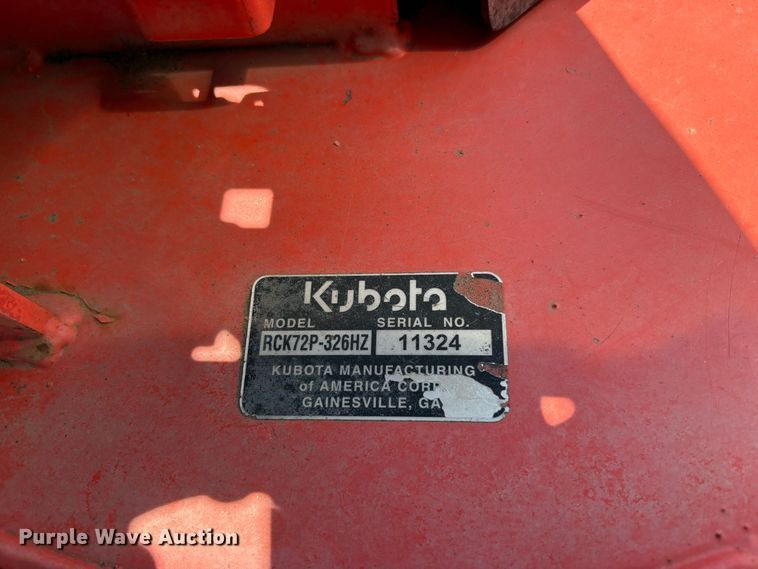 image for item ET0580 Kubota ZD326H ZTR lawn mower