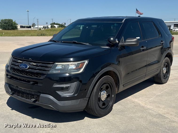 image for item ET6322 2016 Ford Explorer Police Interceptor SUV
