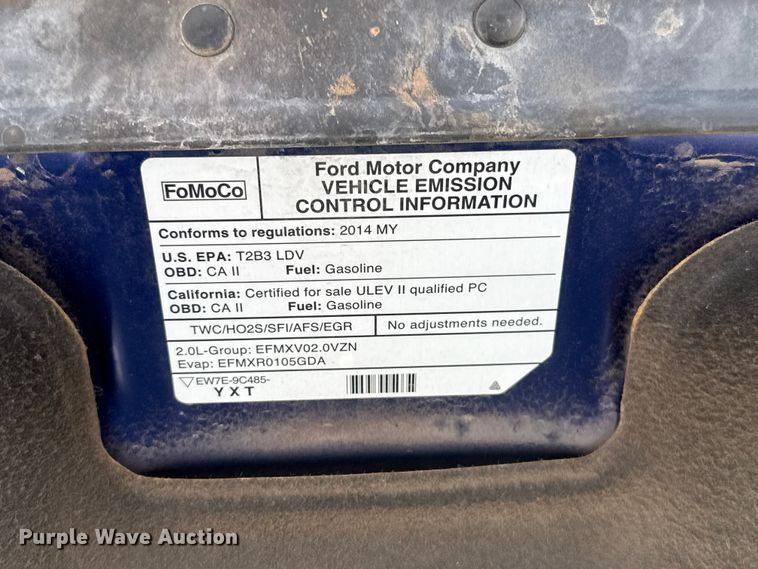 image for item ET6323 2014 Ford Fusion 
