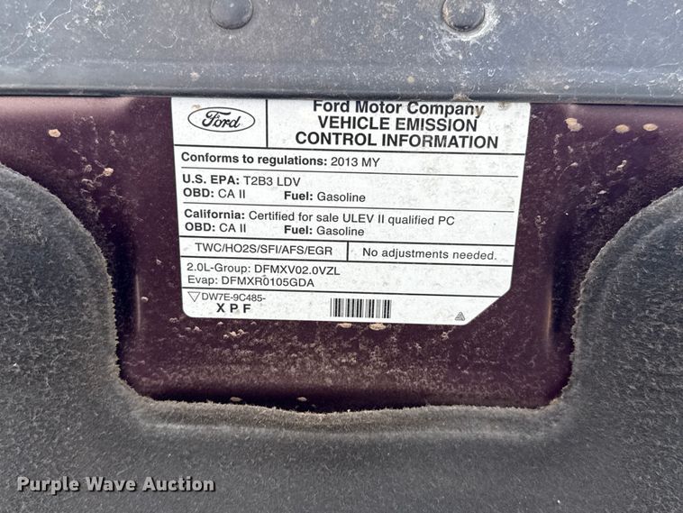 image for item ET6324 2013 Ford Fusion 