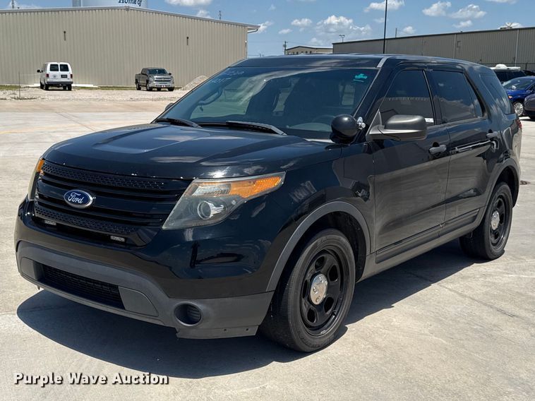 image for item ET6328 2014 Ford Explorer Police Interceptor SUV