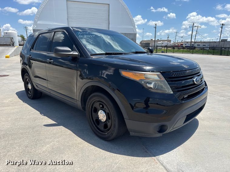 image for item ET6328 2014 Ford Explorer Police Interceptor SUV